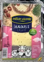 Queso havarti light natural lonchas