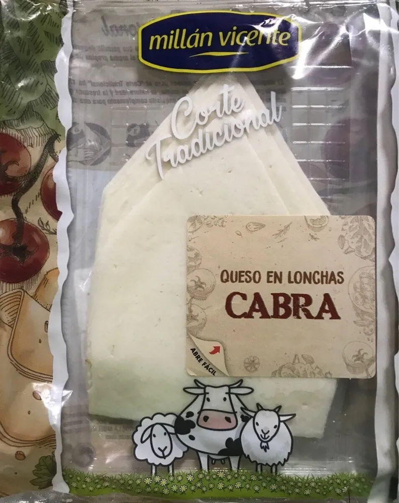 Queso de cabra en lonchas