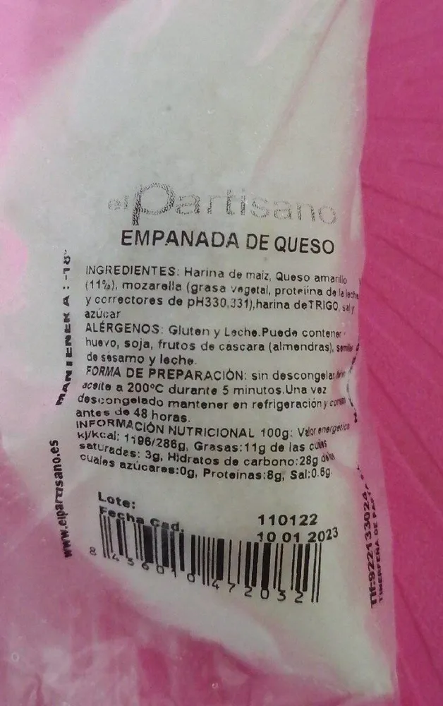 Empanada de queso