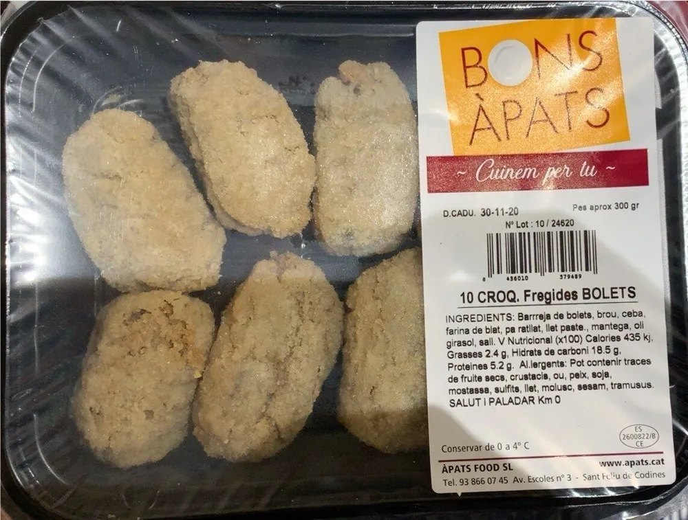 Croquetas bolets