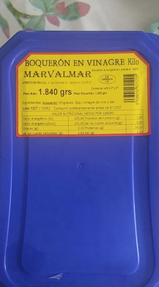 Boquerón en vinagre