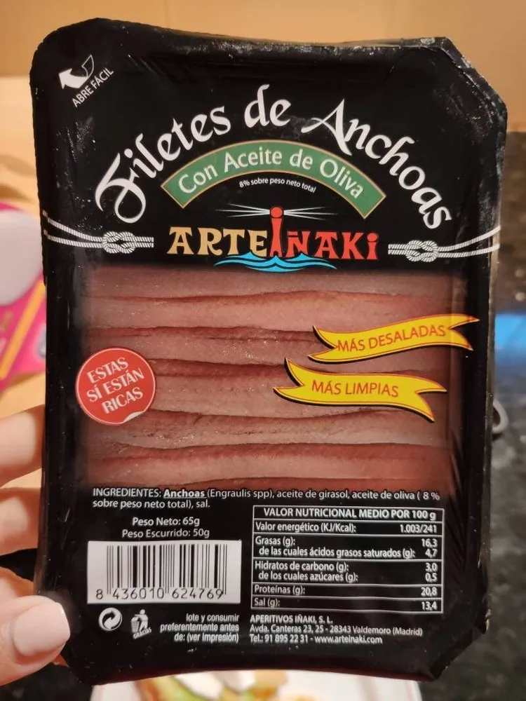 Filetes de anchoas