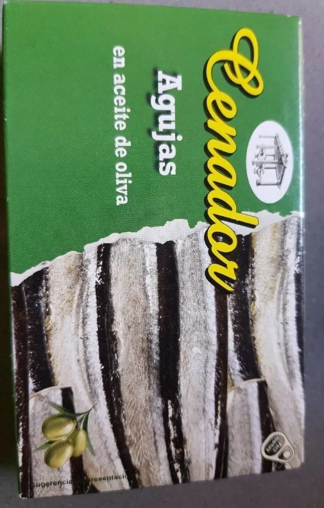 Agujas en aceite de oliva