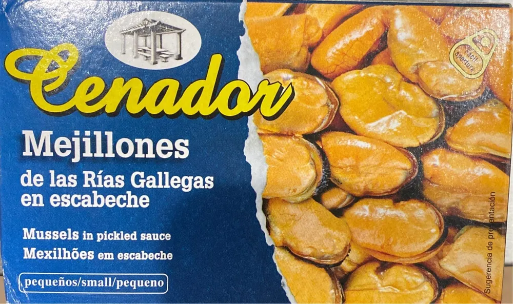 Mejillones de las Rías Gallegas en escabeche
