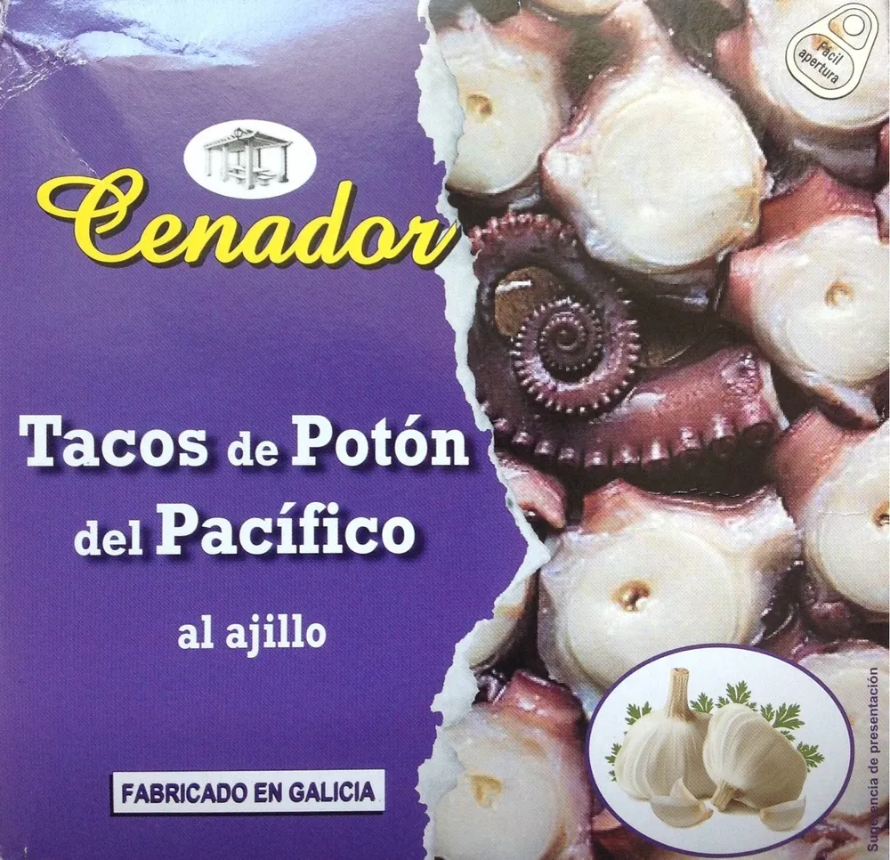 Tacos de Potón del Pacífico al ajillo