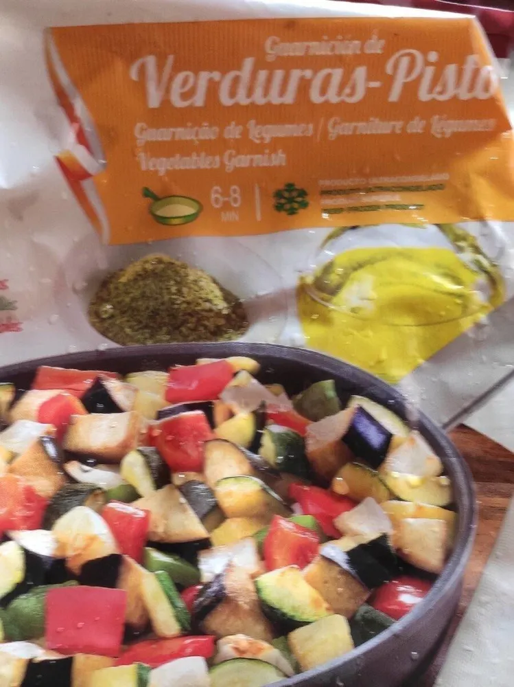 Guarnición de verduras pisto