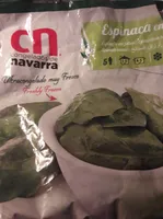 Espinacas en hojas