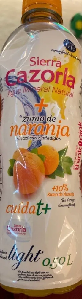 Sierra Cazorla + zumo naranja