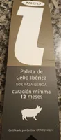 Paleta de cerdo ibérico