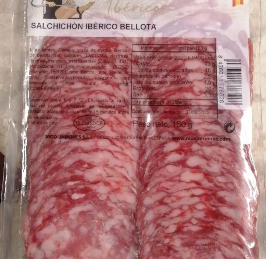 Salchichón Ibérico Bellota
