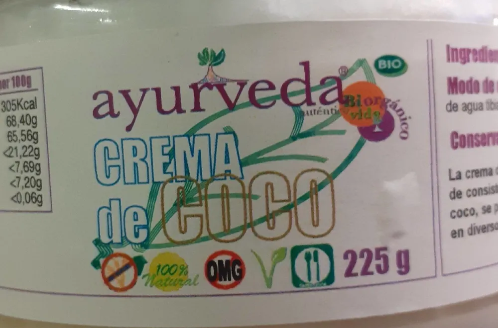 Crema de coco