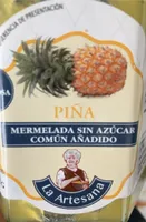 Mermelada de piña sin azúcar añadido