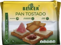 Pan tostado sin gluten