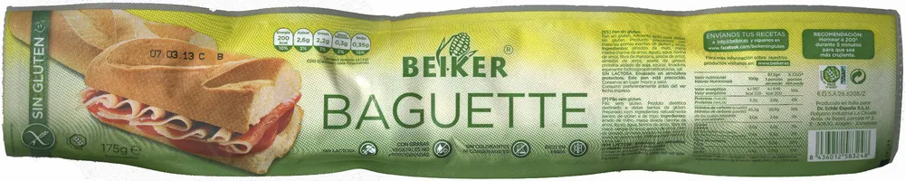 Baguette sin gluten