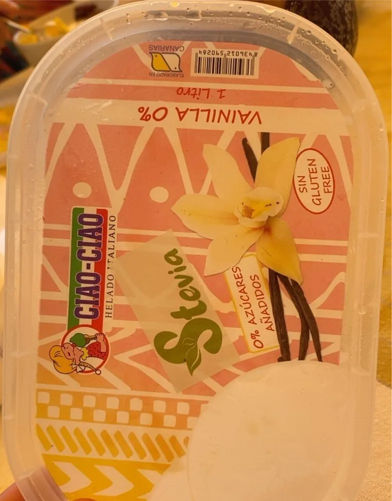 Helado vainilla