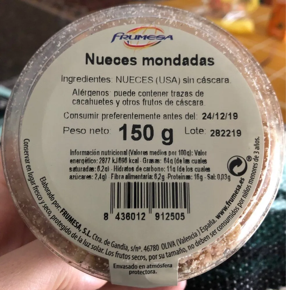 Nueces mondadas