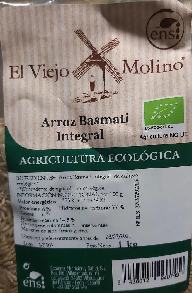Arroz Basmati Integral