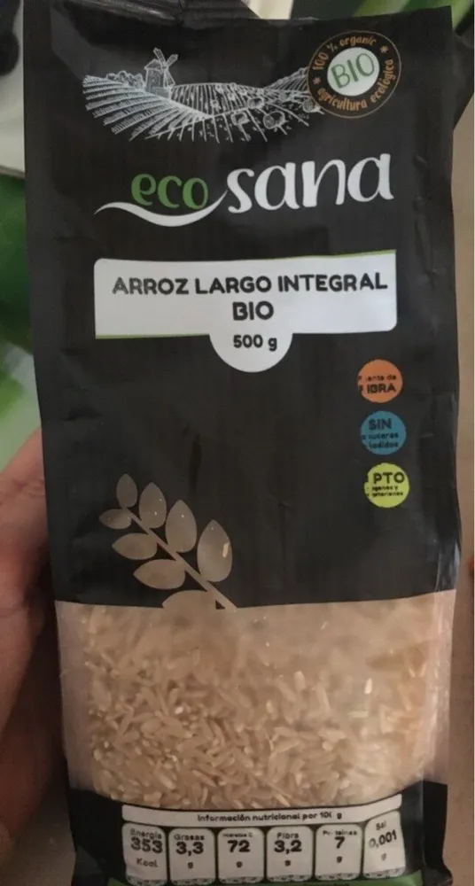 Arroz largo integral