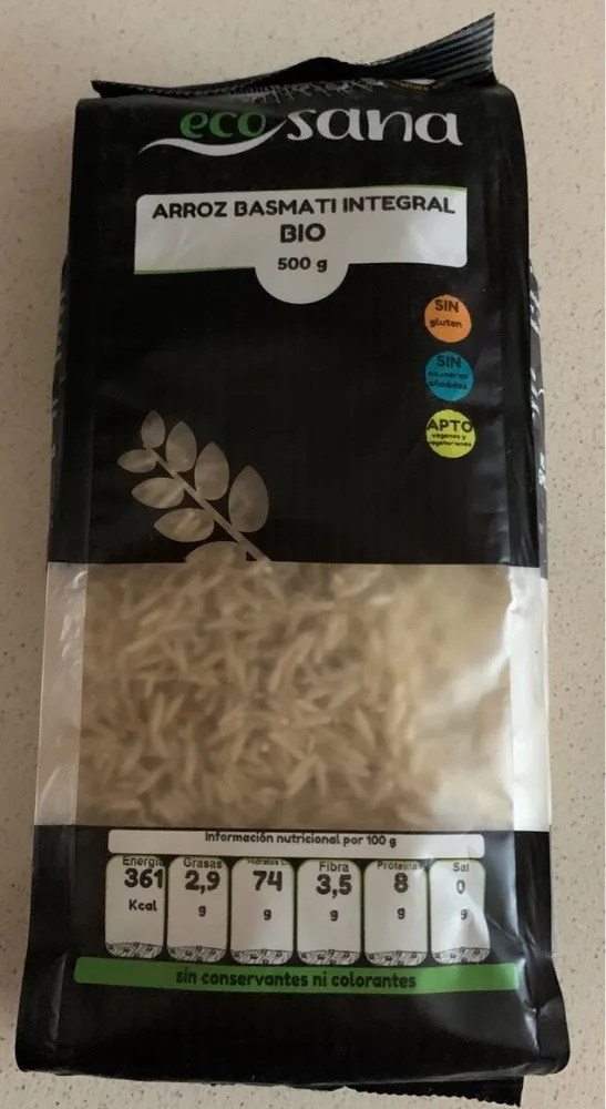 Arroz basmati integral