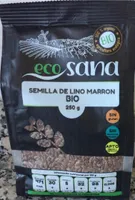 Semilla de lino marrón