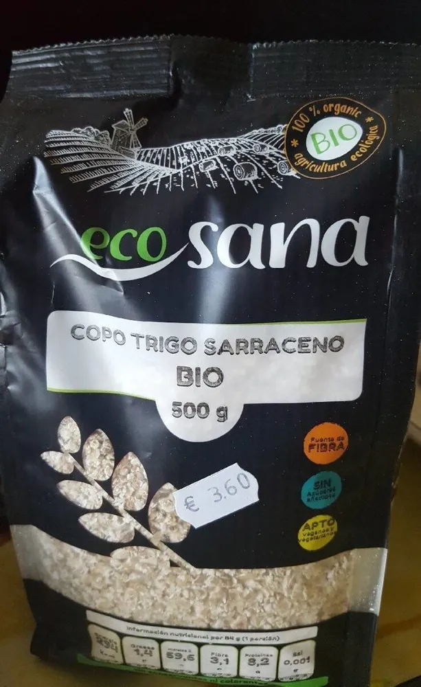 Copo trigo sarraceno Bio