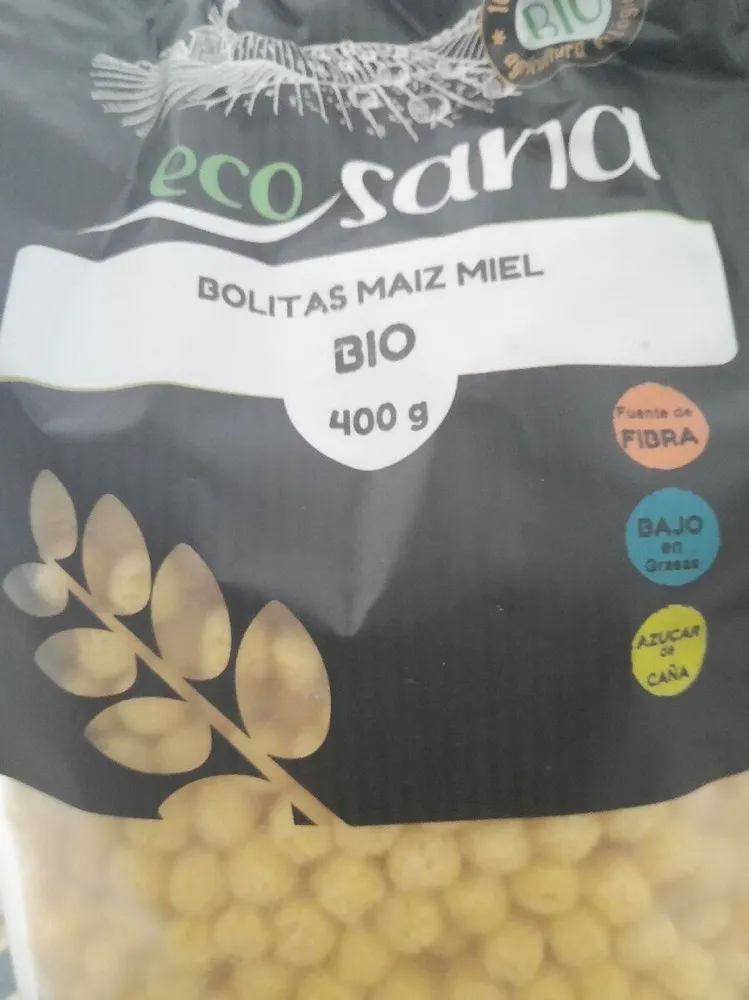 Bolitas maiz miel BIO