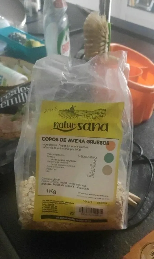 copos de avena gruesos