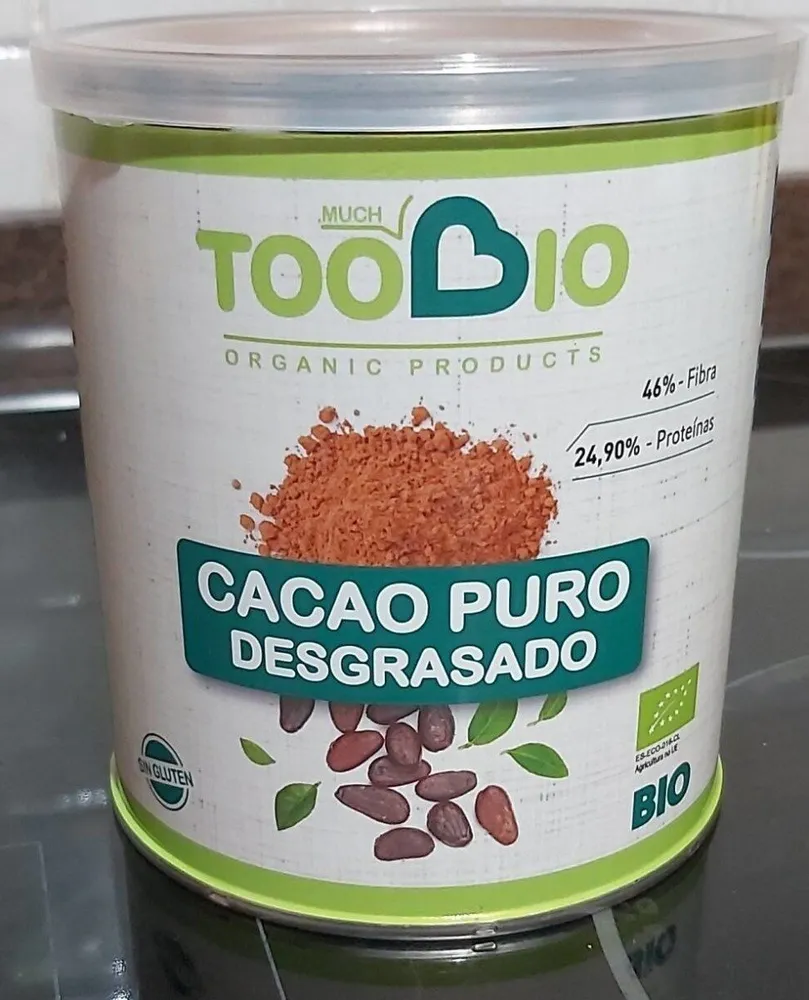 Cacao puro desgrasado