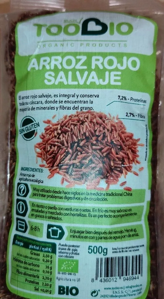 Arroz salvaje rojo