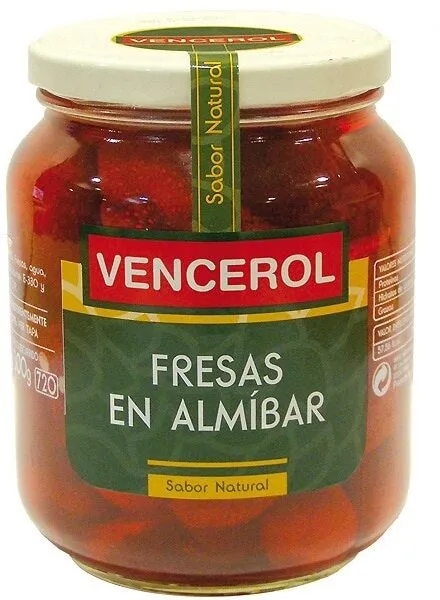 Fresas en almíbar