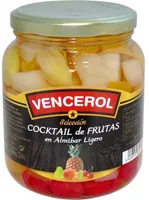 Cocktail de frutas en almíbar ligero