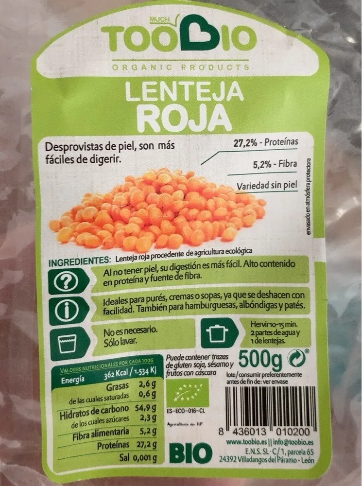 Lenteja Roja