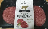 Burger Meat Filet de vedella