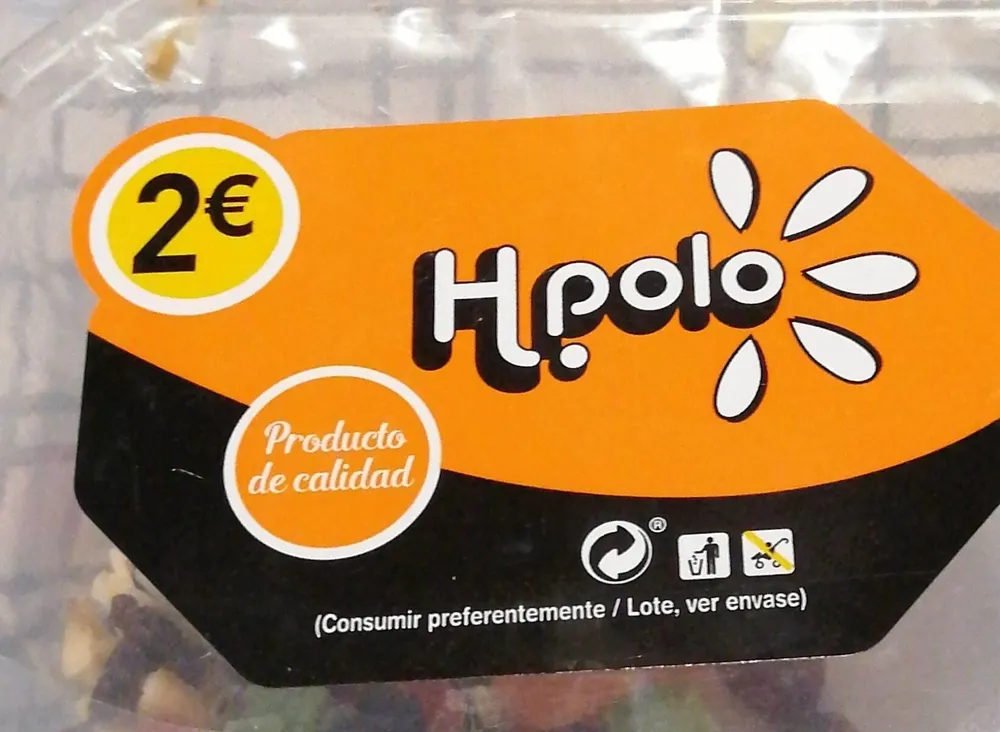 Mezcla de frutas desecada