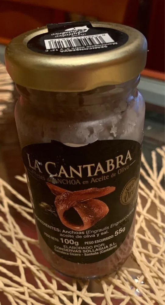 Filetes anchoa en aceite de oliva