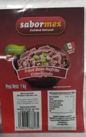 Frijol bayo refrito esterilizado