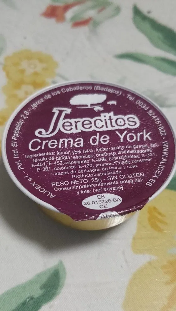 Crema de york