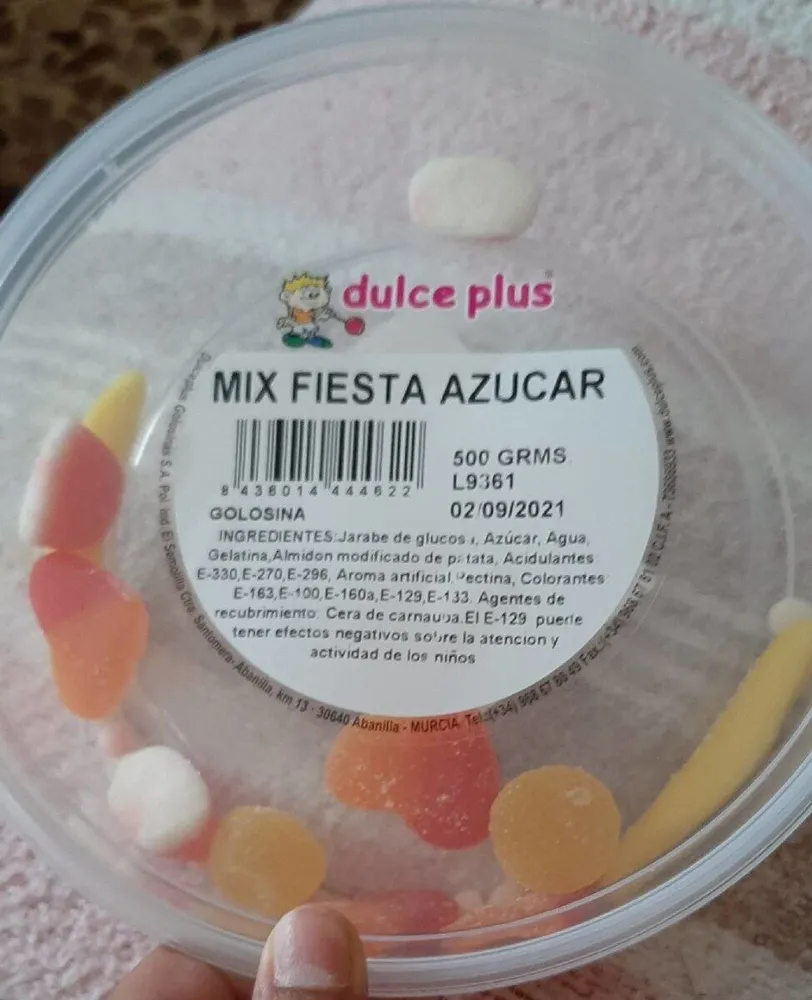 Mix fiesta azúcar