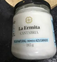 Yogur natural cremoso azucarado