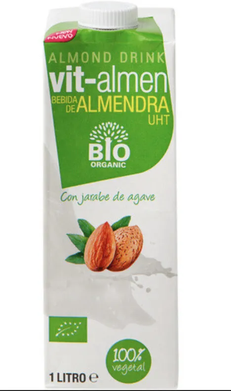 Bebida de almendra natural