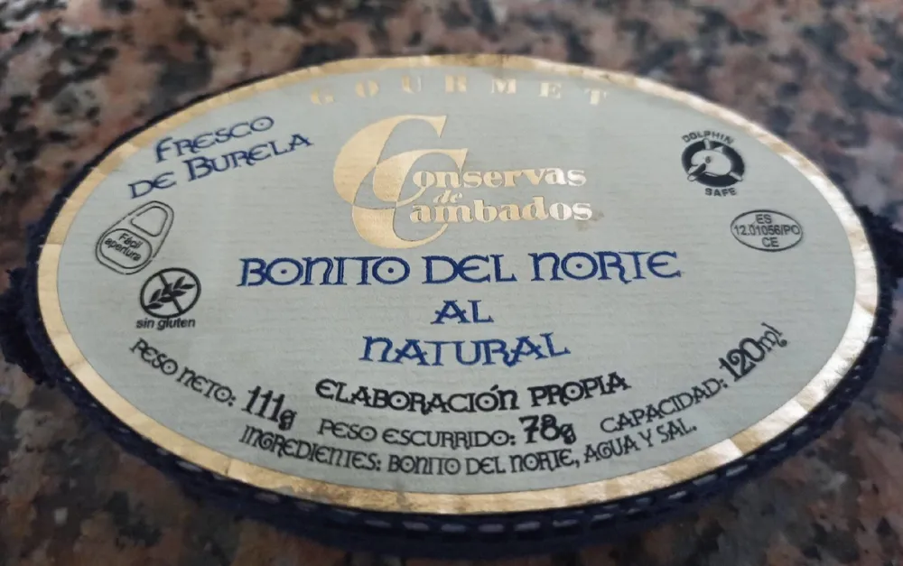 Bonito del norte al natural