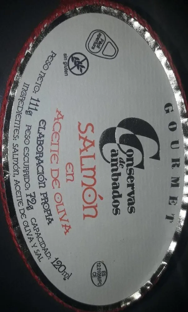 salmón en aceite de oliva
