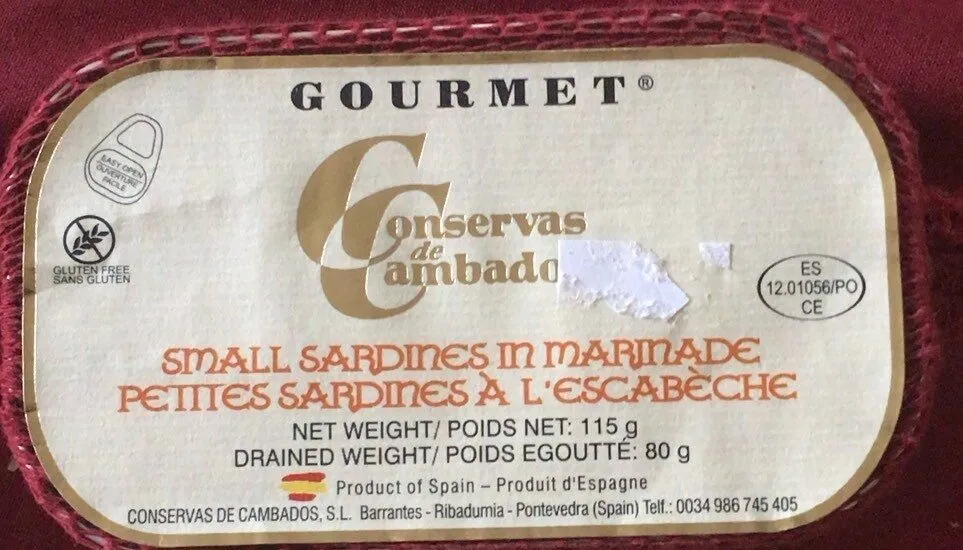 Petites sardines à l’escabèche