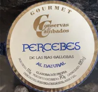 Percebes de las rias gallegas al natural