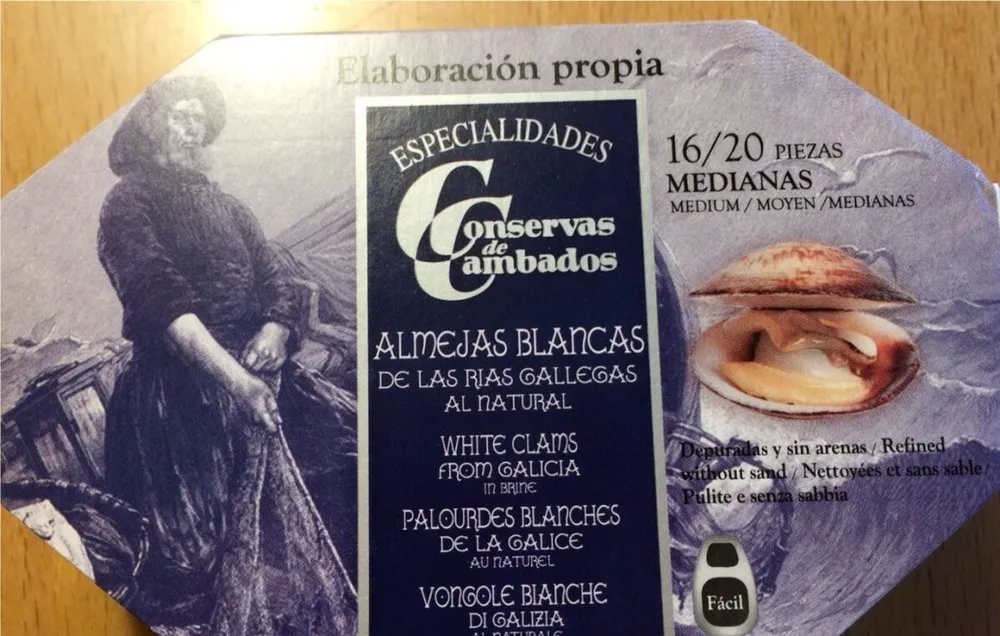 Almejas blancas