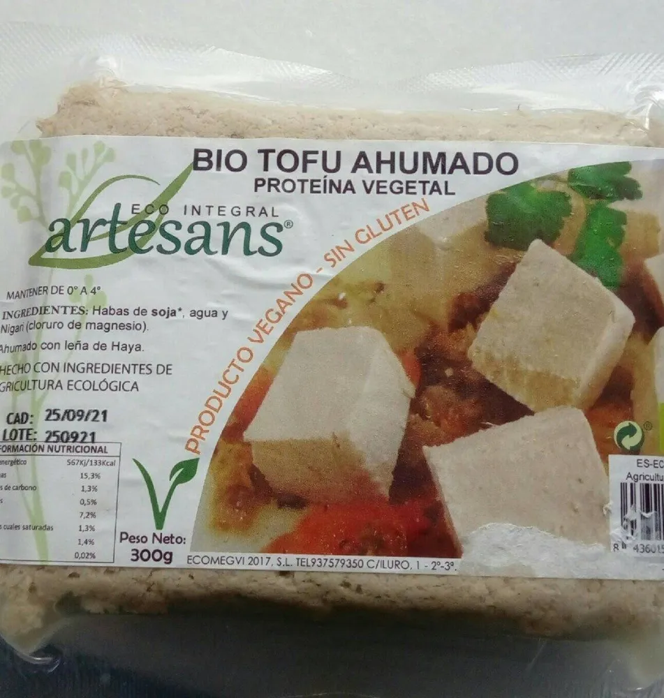 Bio tofu ahumado