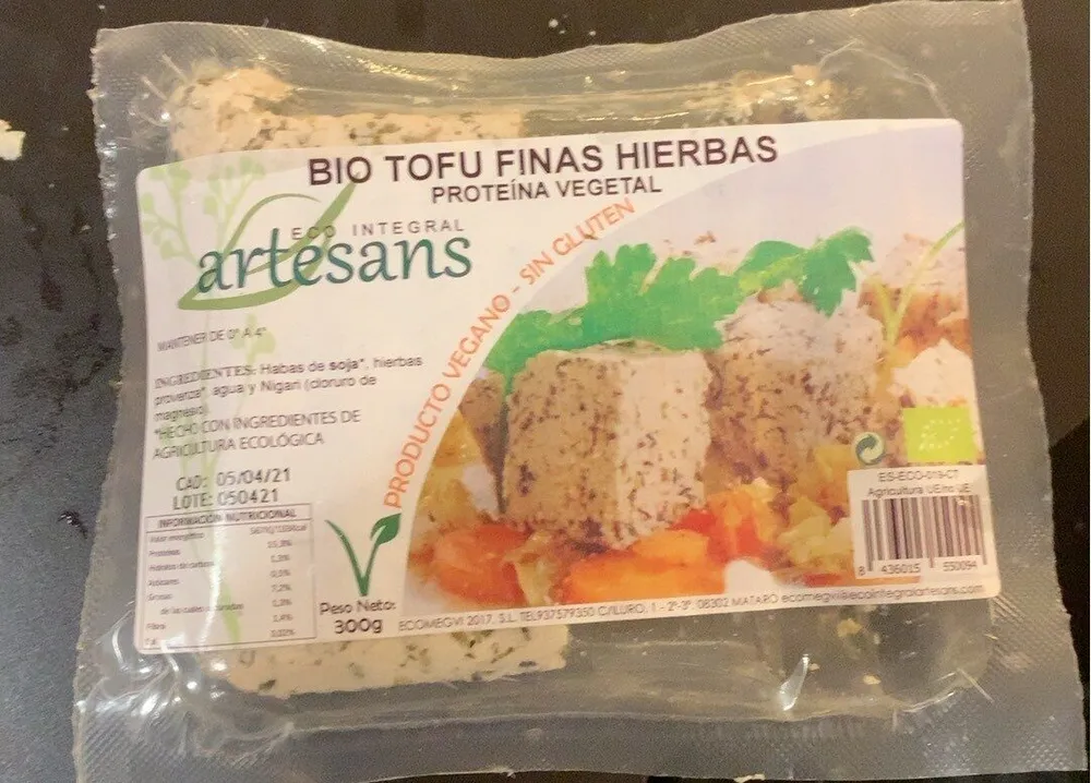 Bio tofu finas hierbas