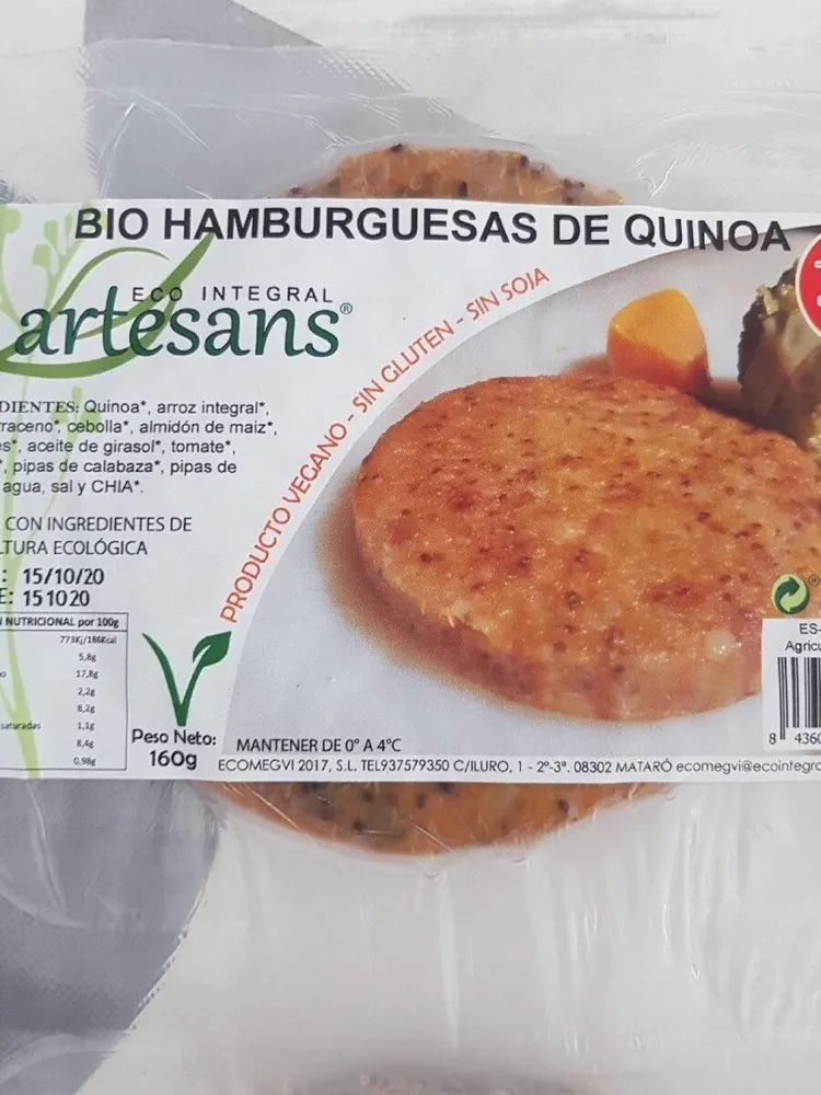 Bio Hamburguesas de quinoa