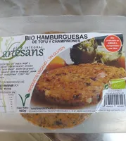 BIO hamburguesa de tofu y champiñones