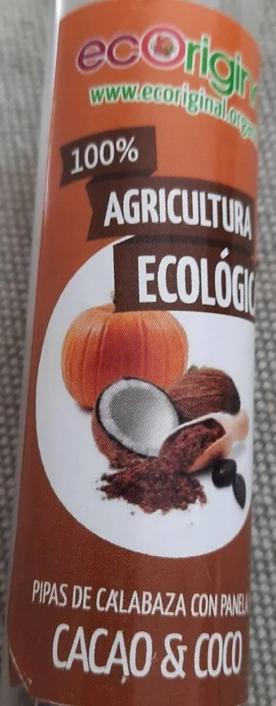 Pipas de calabaza con panera y cacao&coco